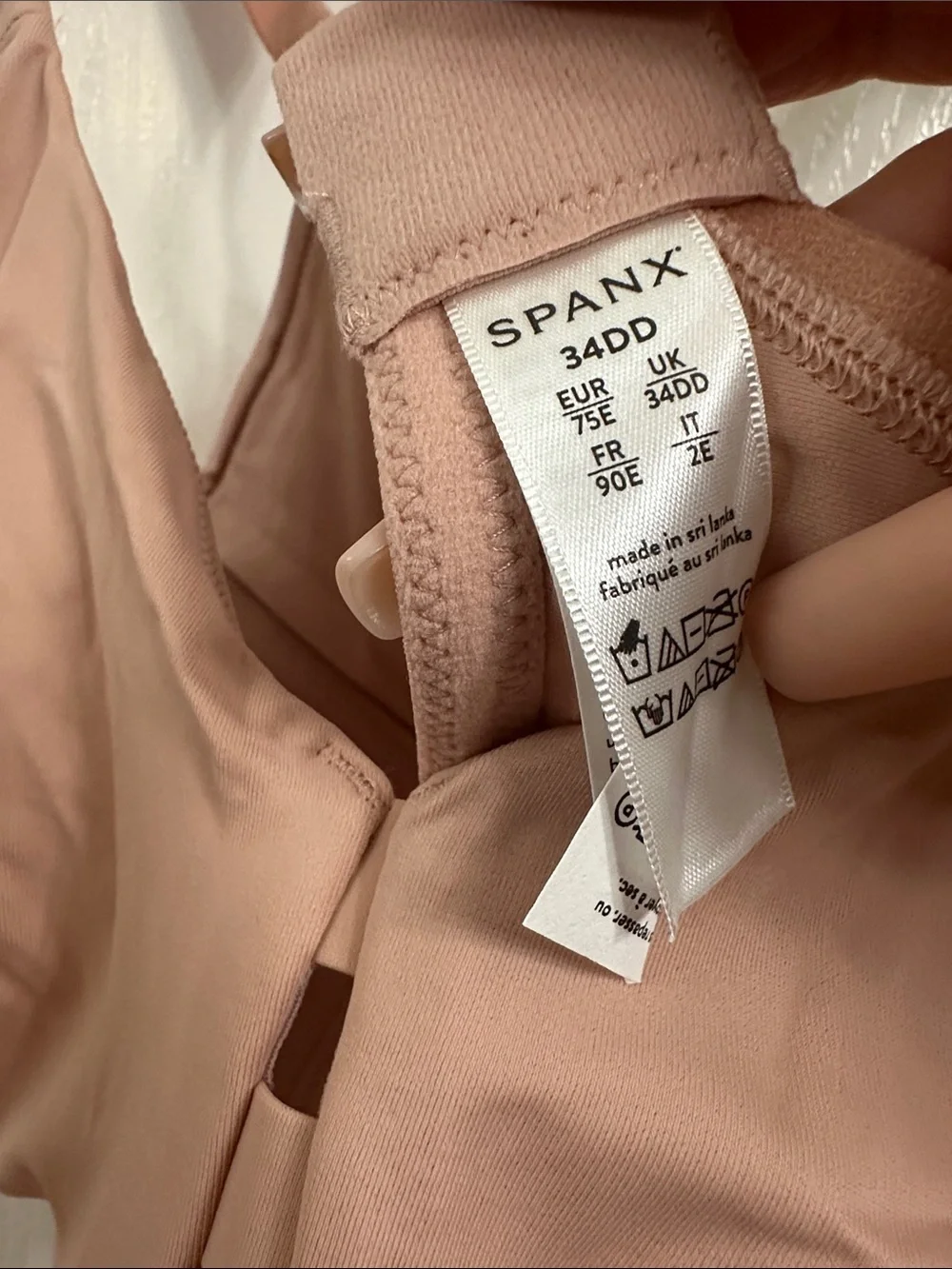 SPANX Soft Support Bra in Blush Pink